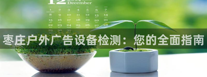 杏宇平台注册地址在哪里：枣庄户外广告设备检测：您的全面指南