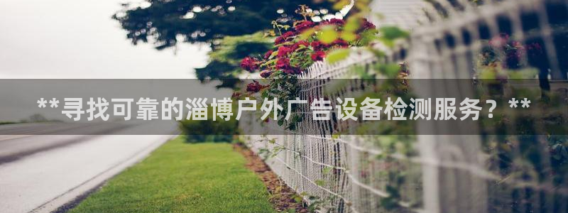 杏宇平台代理怎么样啊：**寻找可靠的淄博户外广告设备检测服务？**