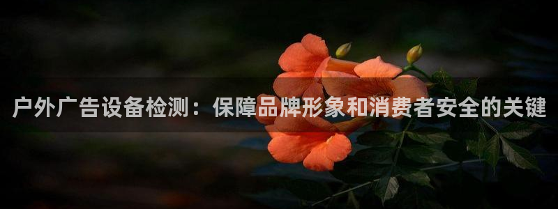 杏宇平台注册地址在哪里：户外广告设备检测：保障品牌形象和消费者安全的关键