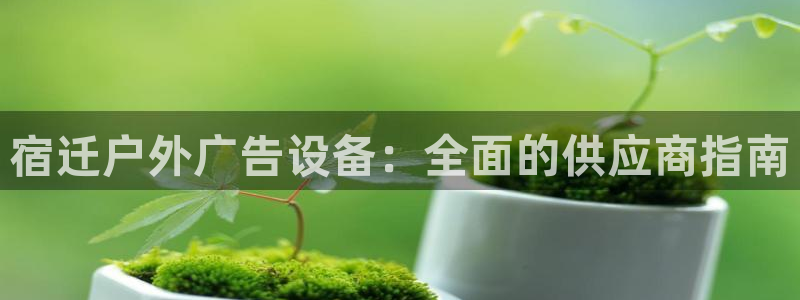 杏宇平台招商电话号码：宿迁户外广告设备：全面的供应商指南