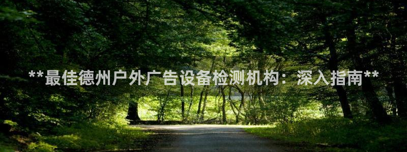 杏宇平台代理怎么赚钱的：**最佳德州户外广告设备检测机构：深入指南**
