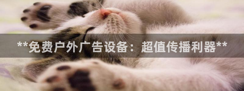 杏宇平台登陆：**免费户外广告设备：超值传播利器**