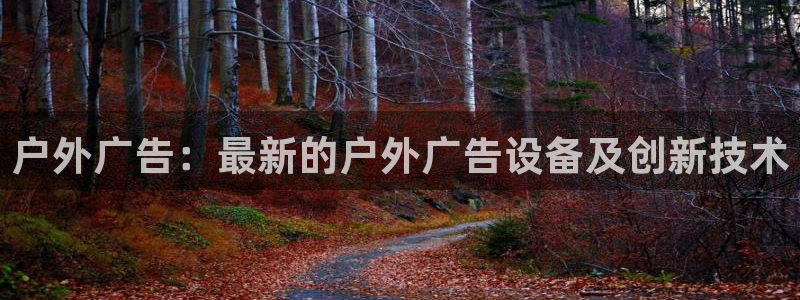 杏宇平台总代理是谁：户外广告：最新的户外广告设备及创新技术
