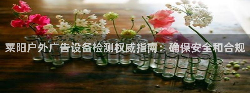 杏宇平台提现为什么这么久呢：莱阳户外广告设备检测权威指南：确保安全和合规
