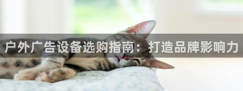 杏宇平台代理怎么样啊：户外广告设备选购指南：打造品牌影响力