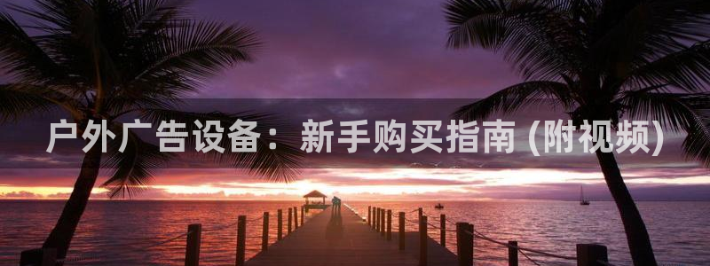 杏宇平台招商：户外广告设备：新手购买指南 (附视频)